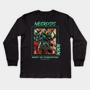 NECROSIS - SPIRIT OF CORRUPTION (MARVEL) Kids Long Sleeve T-Shirt